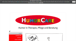 Desktop Screenshot of humorcare.ch